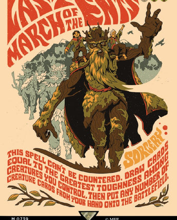 Last March of the Ents (Borderless Poster)