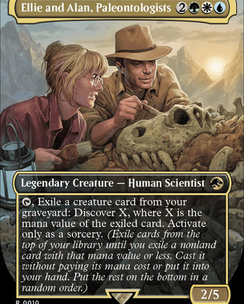 Ellie and Alan, Paleontologists (Borderless)