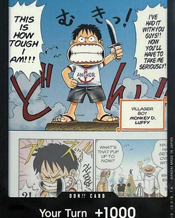 DON!! Card (Young Luffy) (Devil Fruits Collection Vol. 1)