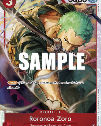 Roronoa Zoro - OP01-025 (Ultra Deck: The Three Captains)