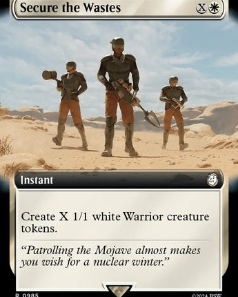 Secure the Wastes (Extended Art) (Surge Foil)