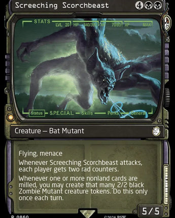 Screeching Scorchbeast (Showcase) (Surge Foil)