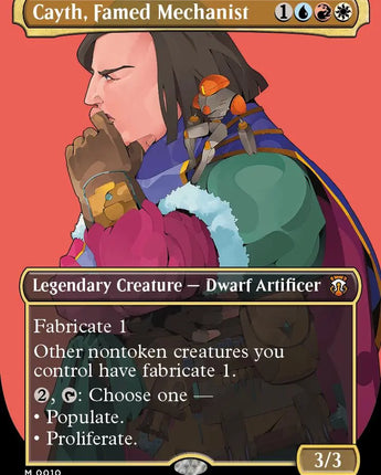 Cayth, Famed Mechanist (Borderless)