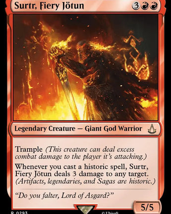 Surtr, Fiery Jötun