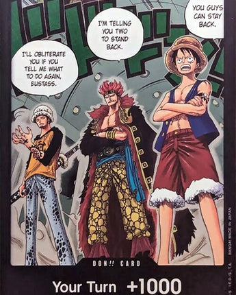 DON!! Card (Trafalgar Law, Eustass Kid and Monkey.D.Luffy) (Double Pack Set Vol. 4)
