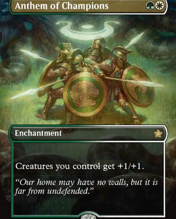 Anthem of Champions (Borderless) (Mana Foil)