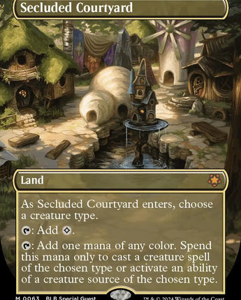Secluded Courtyard (Borderless)
