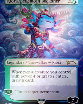 Kiora, Behemoth Beckoner (Rainbow Foil)