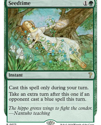 Seedtime (White Border)