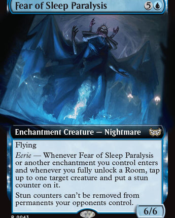 Fear of Sleep Paralysis (Extended Art)