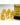 Chessex Dice: Translucent 16mm D6 (12) - Yellow/White