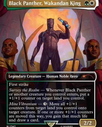 Black Panther, Wakandan King (Rainbow Foil)