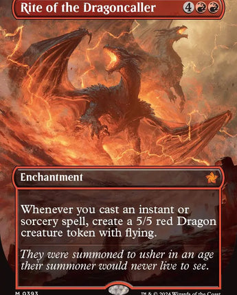 Rite of the Dragoncaller (Borderless) (Mana Foil)