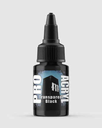 Pro Acryl: Transparent Black (22ml)