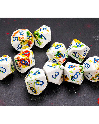 Chessex Dice: 10d10 Brush Dice: Breezy