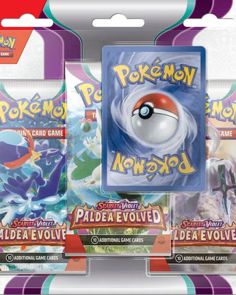 Pokemon Scarlet and Violet 2 Paldea Evolved 3 Pack Blister