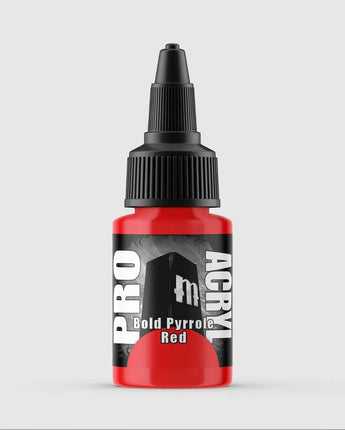 Pro Acryl: Bold Pyrrole Red (22ml)