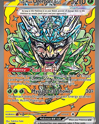 Teal Mask Ogerpon ex - 145/131