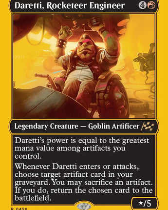 Daretti, Rocketeer Engineer (First-Place Foil)