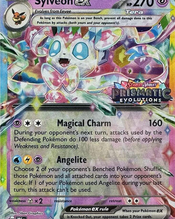Sylveon ex - 041/131 (Prismatic Evolutions Stamp)