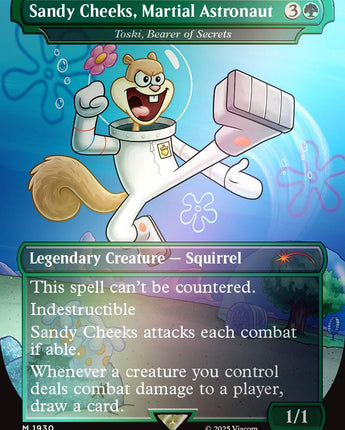Sandy Cheeks, Martial Astronaut - Toski, Bearer of Secrets (Rainbow Foil)
