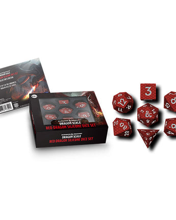 Fanroll D&D Dragon Scale: Silicone - Red