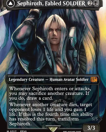 Sephiroth, Fabled SOLDIER (0317) (Borderless)