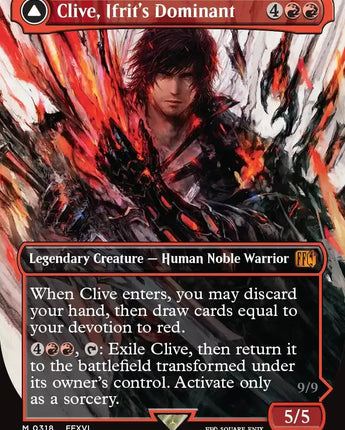 Clive, Ifrit's Dominant (0318) (Borderless)