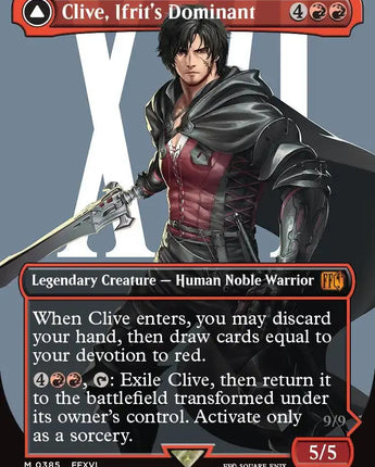 Clive, Ifrit's Dominant (0385) (Borderless)