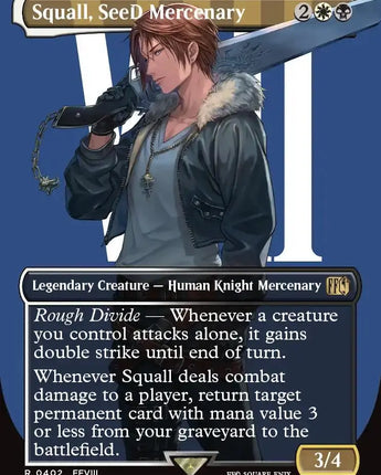 Squall, SeeD Mercenary (Borderless)