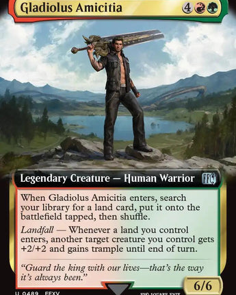 Gladiolus Amicitia (Extended Art)