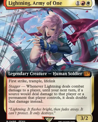 Lightning, Army of One (Extended Art)