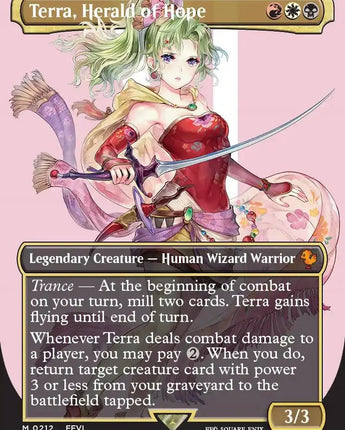 Terra, Herald of Hope (Borderless) (Surge Foil)