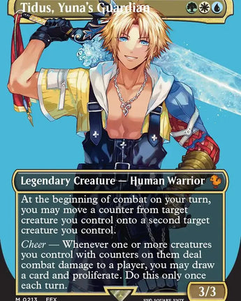 Tidus, Yuna's Guardian (Borderless) (Surge Foil)