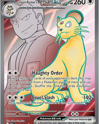 Team Rocket's Persian ex - 219/182