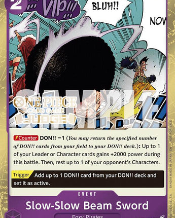 Slow-Slow Beam Sword (Judge Pack Vol. 6)