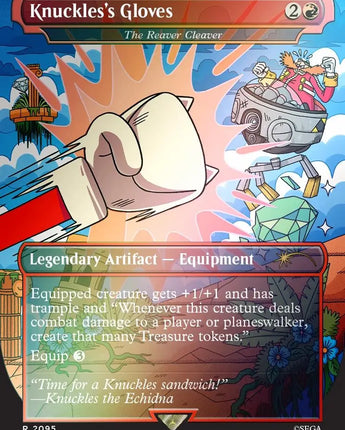 Knuckles's Gloves - The Reaver Cleaver (Rainbow Foil)