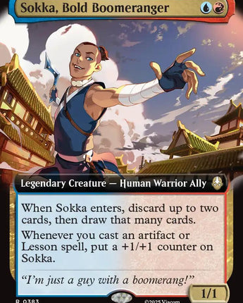 Sokka, Bold Boomeranger (Extended Art)