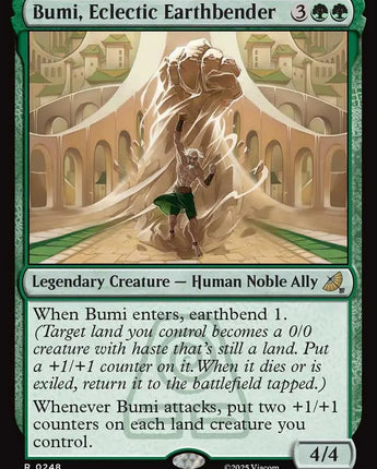 Bumi, Eclectic Earthbender