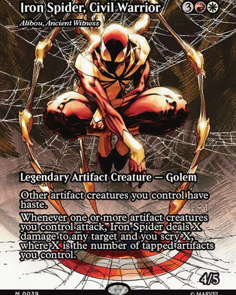 Iron Spider, Civil Warrior - Alibou, Ancient Witness (Borderless)