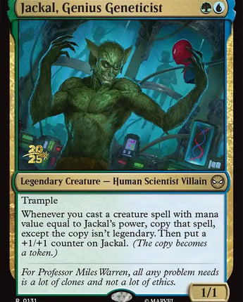 Jackal, Genius Geneticist