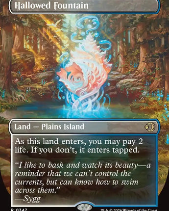 Hallowed Fountain (Borderless)