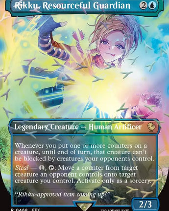 Rikku, Resourceful Guardian (Borderless) (Chocobo Track Foil)