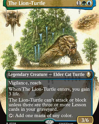 The Lion-Turtle (Borderless)