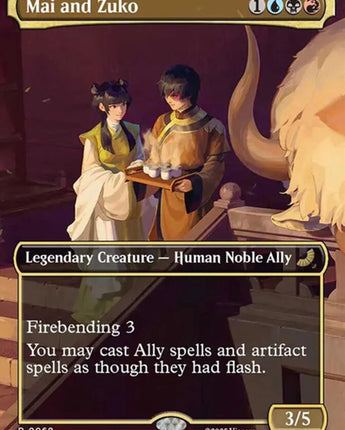 Mai and Zuko (Borderless)