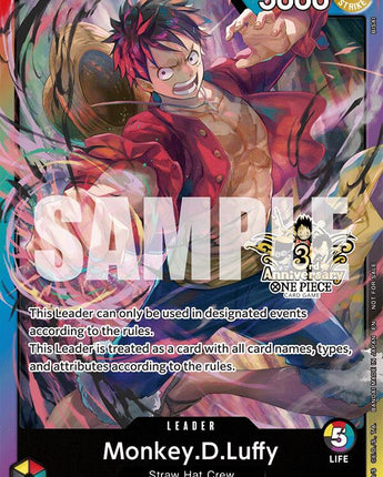 Monkey.D.Luffy (3rd Anniversary Tournament 3 Brothers Pack)