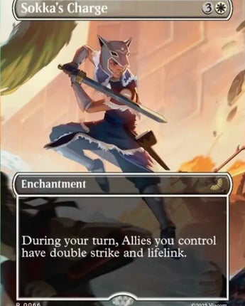 Sokka's Charge (Borderless)
