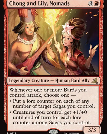 Chong and Lily, Nomads
