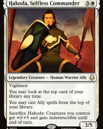 Hakoda, Selfless Commander