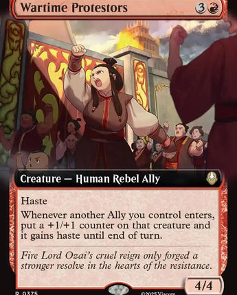 Wartime Protestors (Extended Art)
